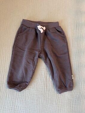 Kids Cozy Jogger Pants in Charcoal